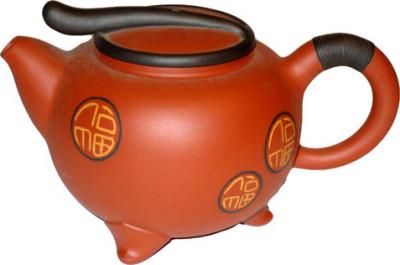 Decorated Ceramic Teapot