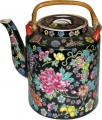 Ornamental Flowers Teapot