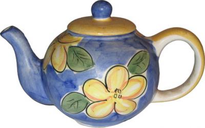 Yellow Flower Teapot